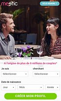 Screenshot Meetic mobile